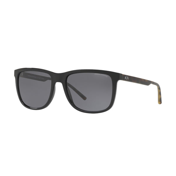 Armani Exchange Men's Pillow Frame Black Acetate Sunglasses - AX4070SF