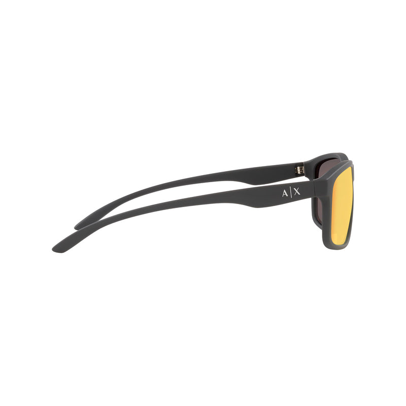 Armani Exchange Men's Pillow Frame Grey Injected Sunglasses - AX4122S