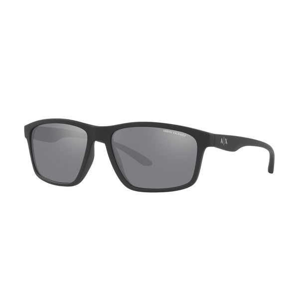 Armani Exchange Men's Pillow Frame Black Acetate Sunglasses - AX4122SF