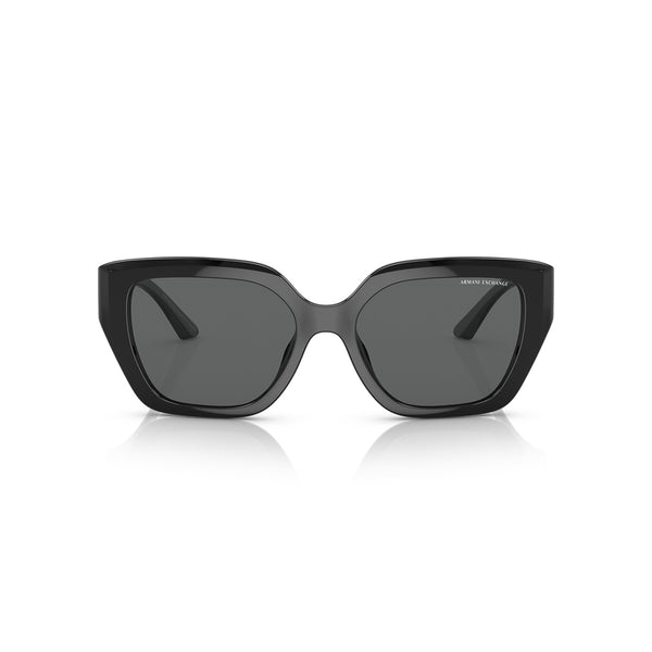 Armani Exchange Women's Rectangle Frame Black Injected Sunglasses - AX4125SU