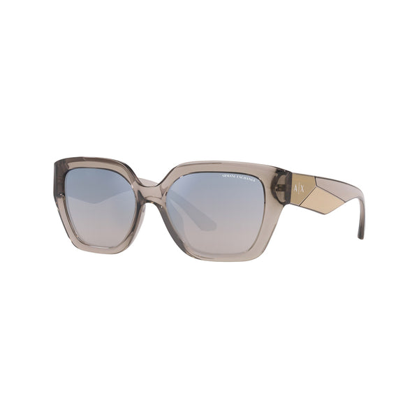 Armani Exchange Women's Rectangle Frame Brown Injected Sunglasses - AX4125SU