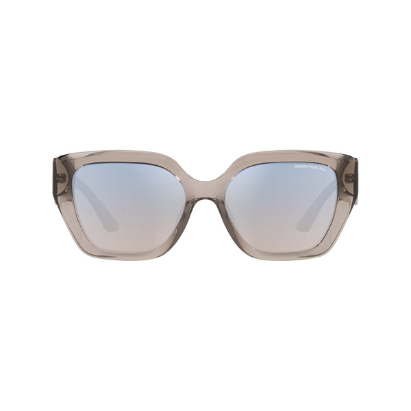Armani Exchange Women's Rectangle Frame Brown Injected Sunglasses - AX4125SU
