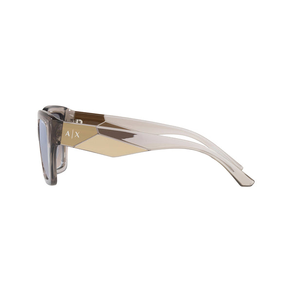 Armani Exchange Women's Rectangle Frame Brown Injected Sunglasses - AX4125SU