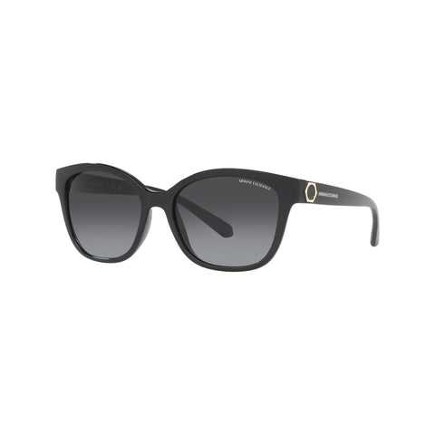 Armani Exchange Women's Cat Eye Frame Black Acetate Sunglasses - AX4127SF