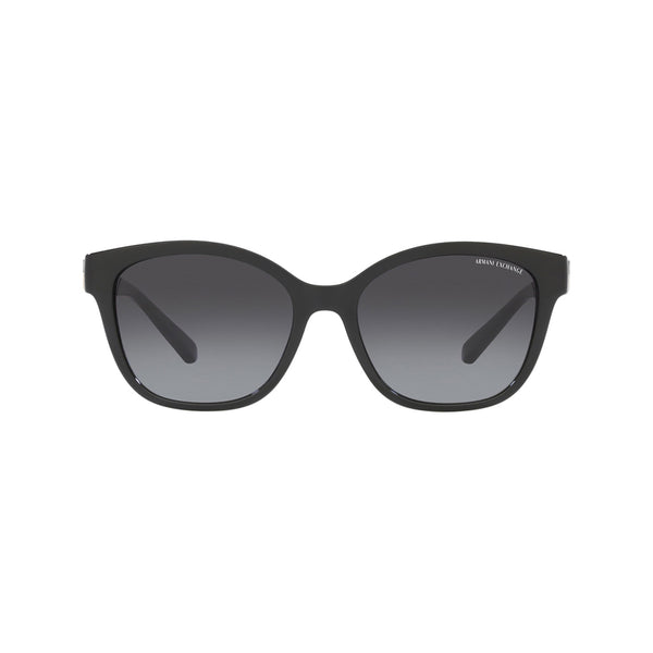 Armani Exchange Women's Cat Eye Frame Black Acetate Sunglasses - AX4127SF