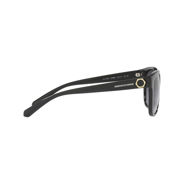 Armani Exchange Women's Cat Eye Frame Black Acetate Sunglasses - AX4127SF