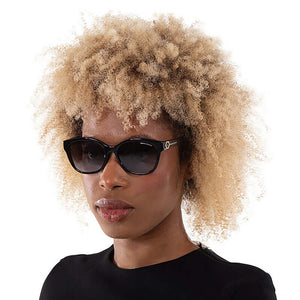 Armani Exchange Women's Cat Eye Frame Black Acetate Sunglasses - AX4127SF