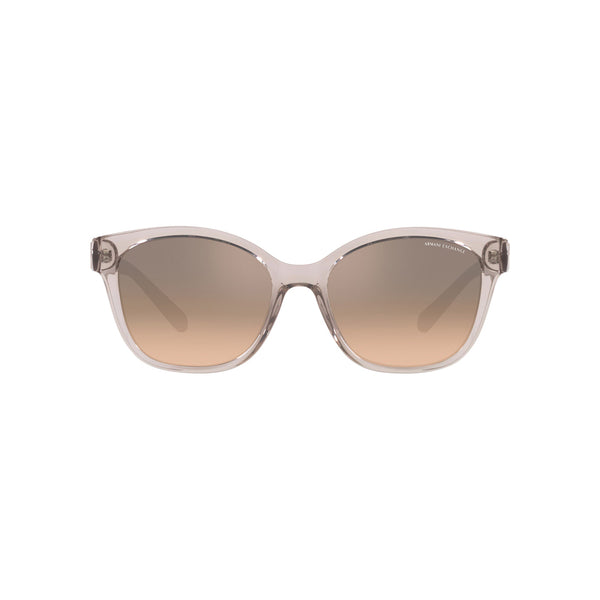 Armani Exchange Women's Cat Eye Frame Brown Acetate Sunglasses - AX4127SF
