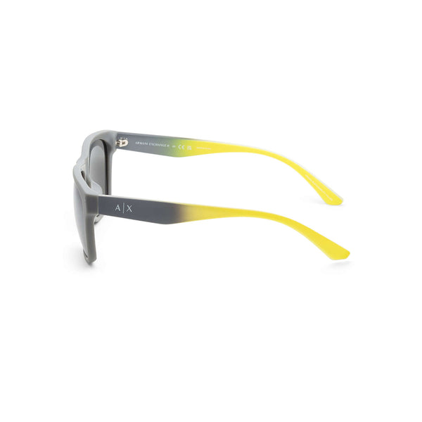 Armani Exchange Men's Pillow Frame Grey Acetate Sunglasses - AX4135SF