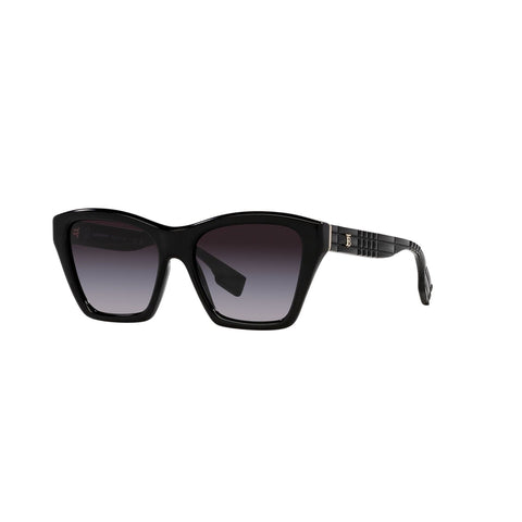 Burberry Women's Square Frame Black Acetate Sunglasses - BE4391
