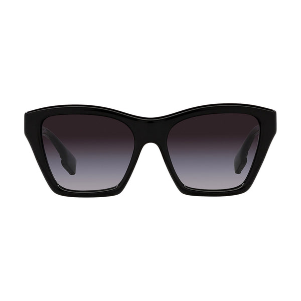 Burberry Women's Square Frame Black Acetate Sunglasses - BE4391F