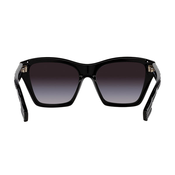 Burberry Women's Square Frame Black Acetate Sunglasses - BE4391F