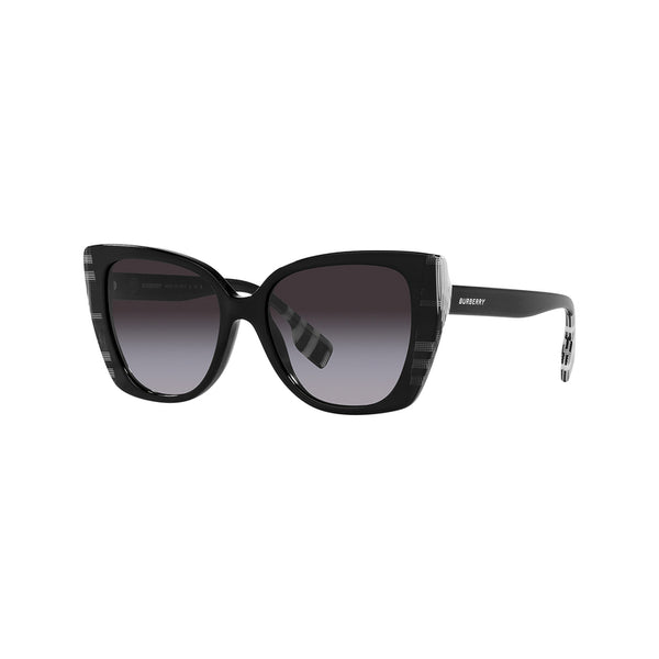 Burberry Women's Cat Eye Frame Grey Acetate Sunglasses - BE4393