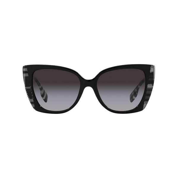 Burberry Women's Cat Eye Frame Grey Acetate Sunglasses - BE4393