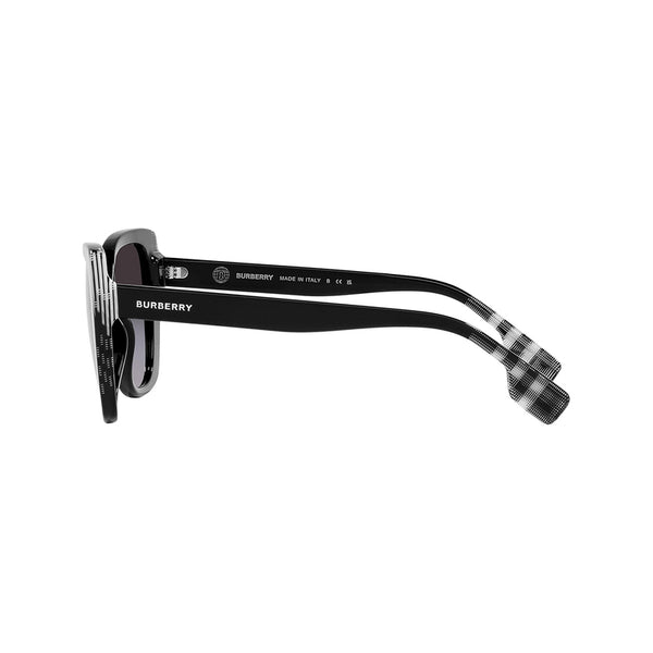 Burberry Women's Cat Eye Frame Grey Acetate Sunglasses - BE4393