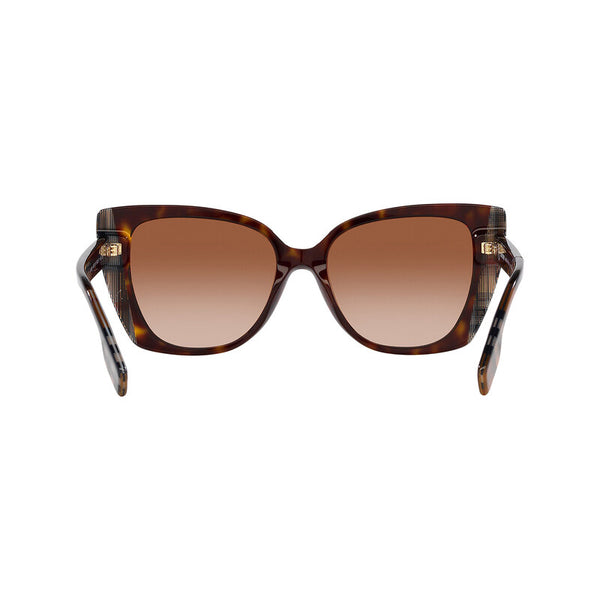 Burberry Women's Cat Eye Frame Brown Acetate Sunglasses - BE4393F