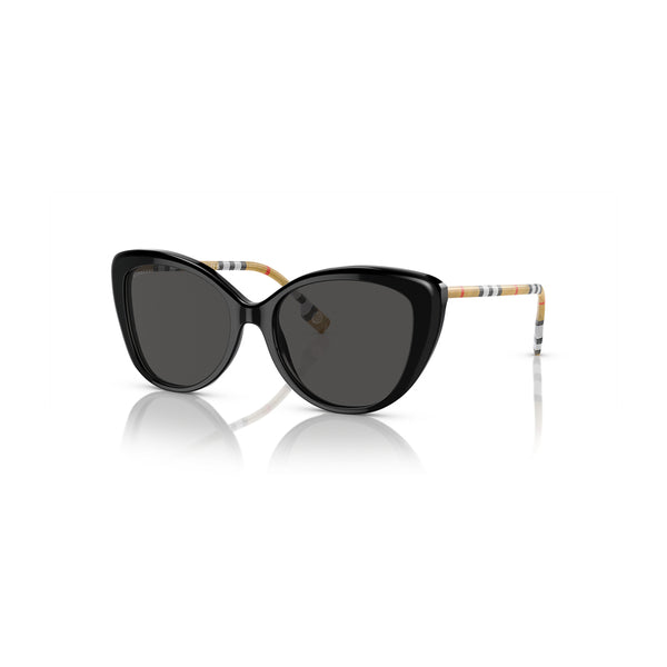 Burberry Women's Cat Eye Frame Black Acetate Sunglasses - BE4407F