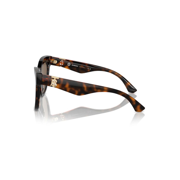 Burberry Women's Square Frame Dark Havana Acetate Sunglasses - BE4419