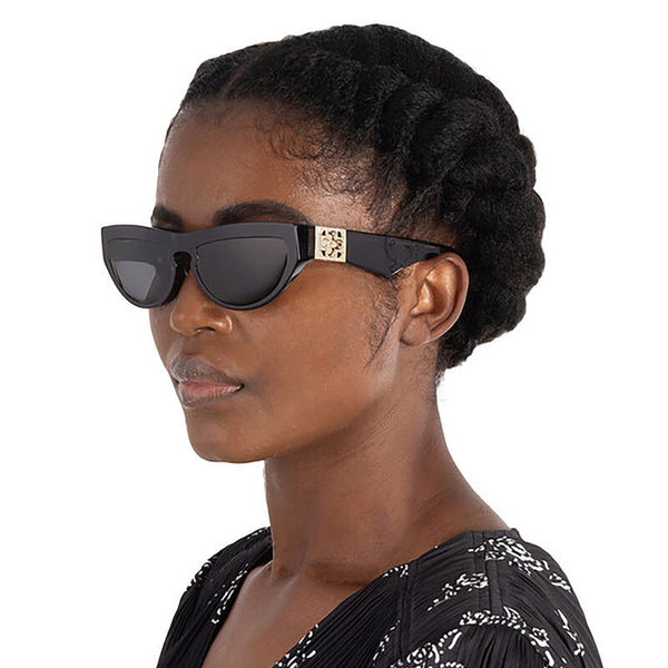 Burberry Women's Cat Eye Frame Dark Grey Acetate Sunglasses - BE4422U