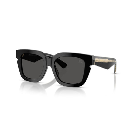 Burberry Women's Square Frame Black Acetate Sunglasses - BE4453