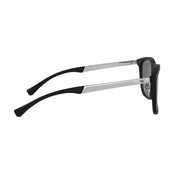 Emporio Armani Men's Rectangle Frame Black Acetate Sunglasses - EA4150F
