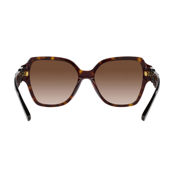 Emporio Armani Women's Square Frame Havana Acetate Sunglasses - EA4202F