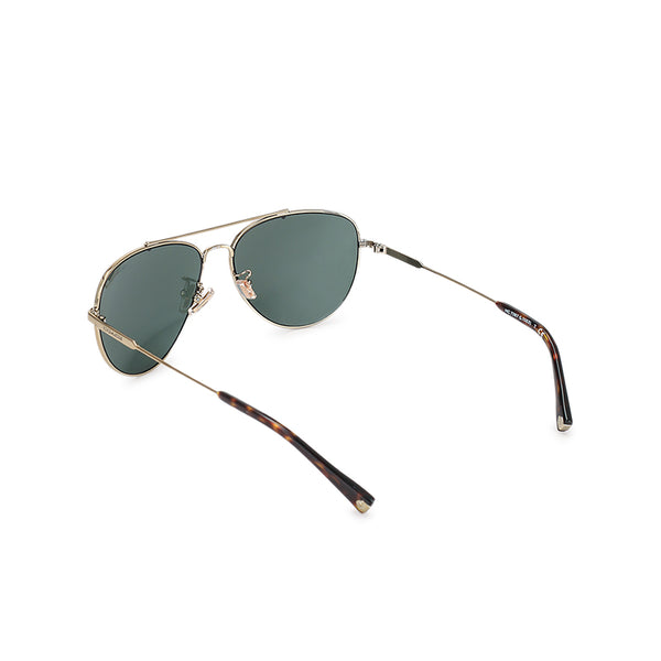Coach Men's Pilot Frame Gold Metal Sunglasses - HC7087