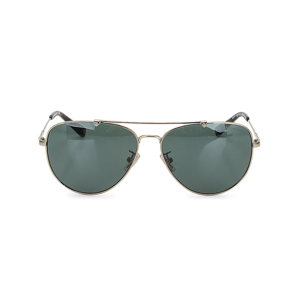 Coach Men's Pilot Frame Gold Metal Sunglasses - HC7087