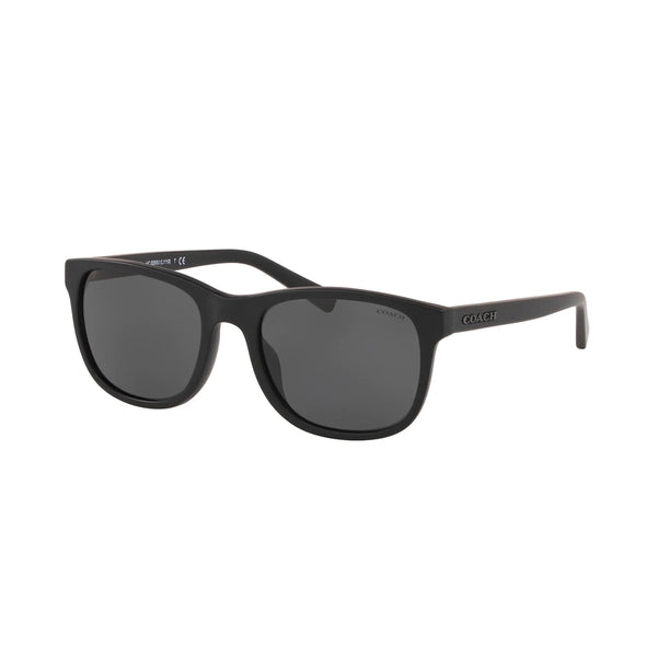 Coach Men's Rectangle Frame Black Acetate Sunglasses - HC8283U
