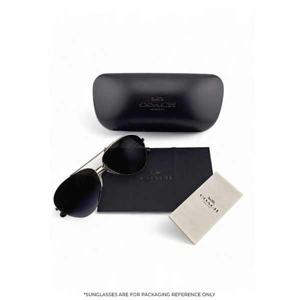 Coach Women's Square Frame Brown Acetate Sunglasses - HC8303B
