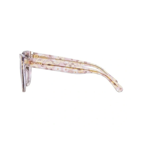 Coach Women's Square Frame Pink Acetate Sunglasses - HC8318F