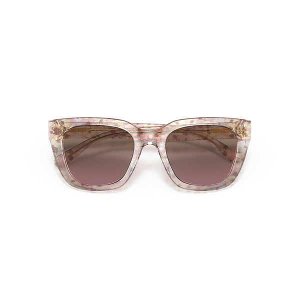 Coach Women's Square Frame Pink Acetate Sunglasses - HC8318F