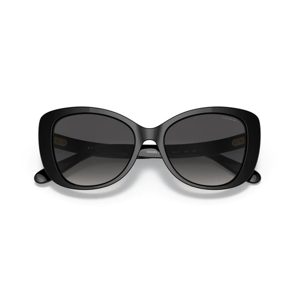 Coach Women's Rectangle Frame Black Acetate Sunglasses - HC8322F