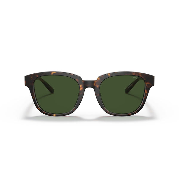 Coach Men's Square Frame Brown Acetate Sunglasses - HC8340U