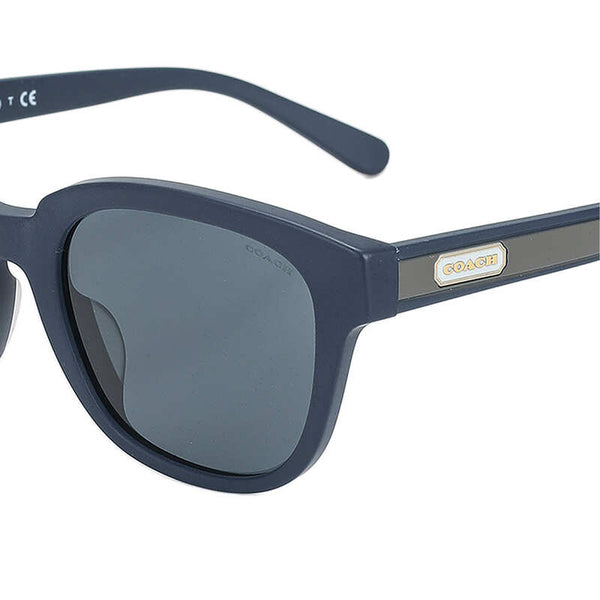 Coach Men's Square Frame Blue Acetate Sunglasses - HC8340U