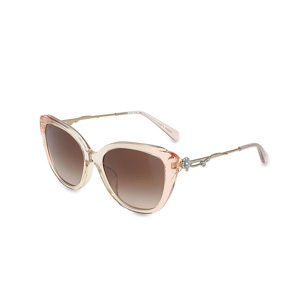 Coach Women's Square Frame Pink Acetate Sunglasses - HC8347BU