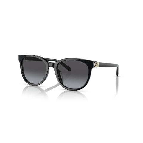 Coach Women's Round Frame Black Acetate Sunglasses - HC8350U