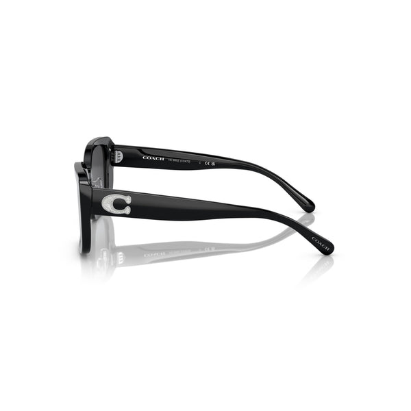 Coach Women's Square Frame Black Acetate Sunglasses - HC8352