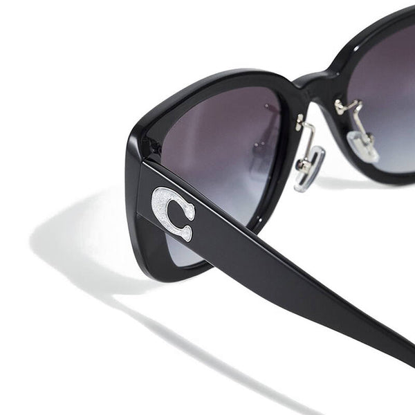 Coach Women's Square Frame Black Acetate Sunglasses - HC8352