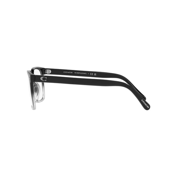 Coach Men's Rectangle Frame Black Injected Sunglasses - HC8357U