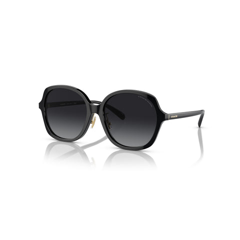 Coach Women's Square Frame Black Acetate Sunglasses - HC8360F