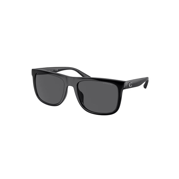 Coach Men's Square Frame Black Injected Sunglasses - HC8367U