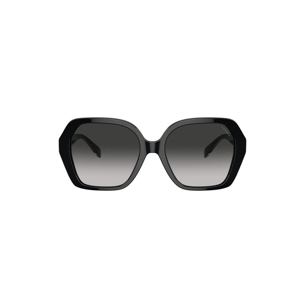 Coach Women's Square Frame Black Acetate Sunglasses - HC8395F