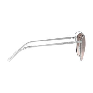 Michael Kors Women's Cat Eye Frame Silver Metal Sunglasses - MK1117