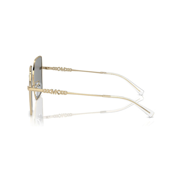 Michael Kors Women's Square Frame Gold Metal Sunglasses - MK1157D