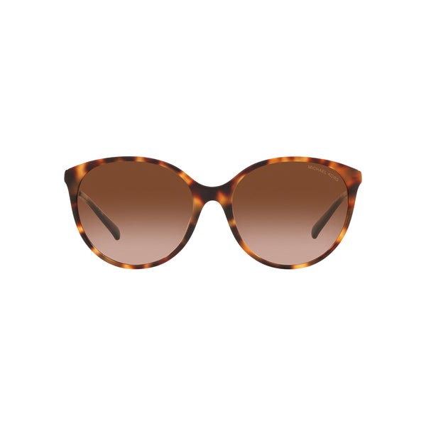 Michael Kors Women's Round Frame Brown Acetate Sunglasses - MK2168