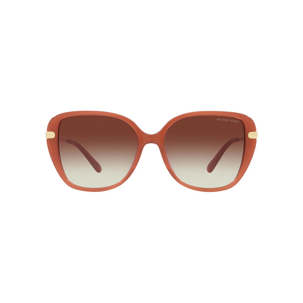 Michael Kors Women's Square Frame Brown Acetate Sunglasses - MK2185BF