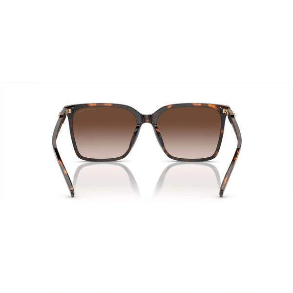 Michael Kors Women's Rectangle Frame Brown Acetate Sunglasses - MK2197F