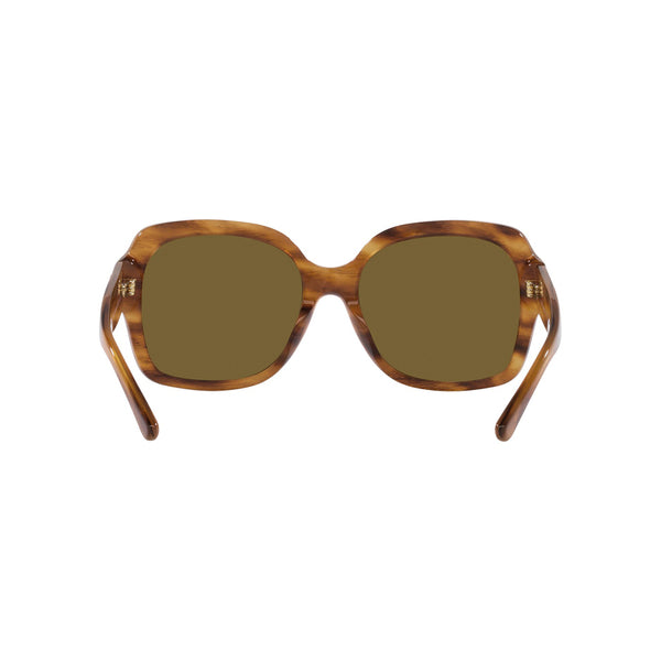 Tory Burch Women's Square Frame Brown Acetate Sunglasses - TY7140UM