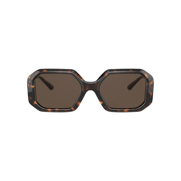 Tory Burch Women's Irregular Frame Brown Acetate Sunglasses - TY7160U